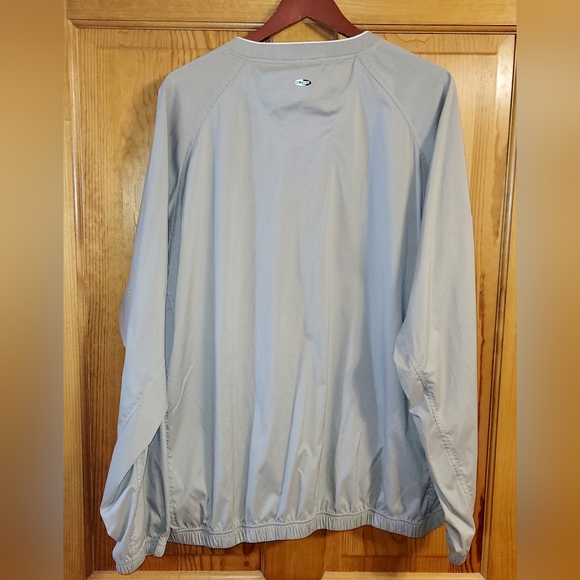 Mens Tan Adidas Windbreaker Pullover. Size XL - Picture 3 of 7